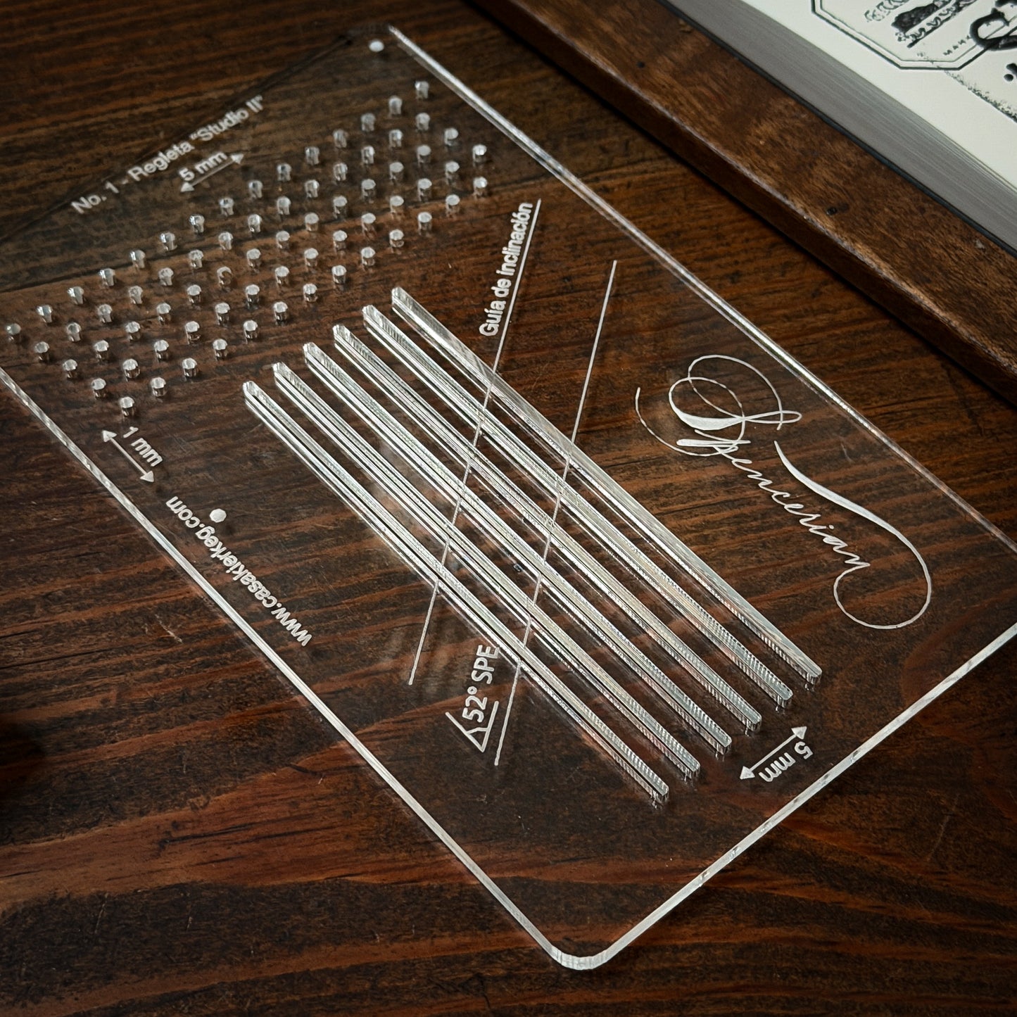 Regleta caligráfica "Studio II"  Spencerian